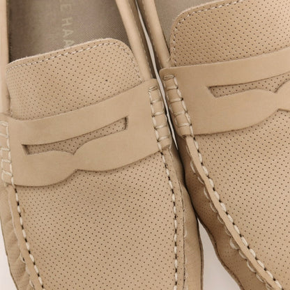 【中古】コールハーン COLE HAAN C41980 牛革 ドライビングシューズ ベージュ【サイズ7 1/2】【 状態ランクB 】【 メンズ 】