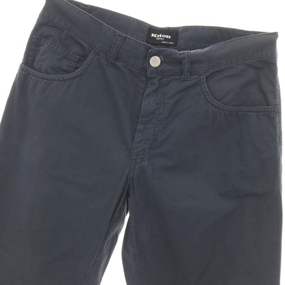 【中古】キートン Kiton コットン 5ポケットパンツ ネイビー【サイズ48】【 状態ランクC 】【 メンズ 】