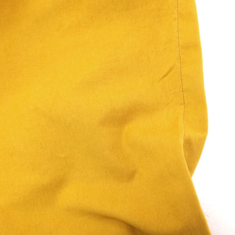 【中古】ジーゼニア Z Zegna GARMENT TREATED コットン カジュアルスラックスパンツ マスタードイエロー【サイズ46 R】【 状態ランクC 】【 メンズ 】
