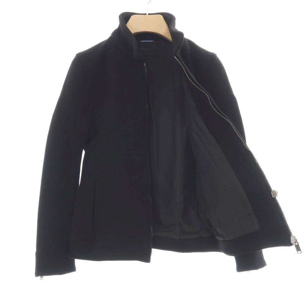 【中古】ジュンハシモト junhashimoto ウール ジップアップブルゾン ブラック【サイズ3】【 状態ランクB 】【 メンズ 】