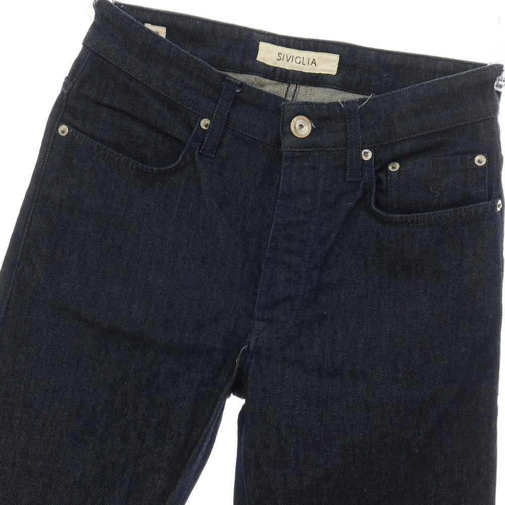 【中古】シビリア SIVIGLIA ストレッチ コットン デニムパンツ ジーンズ ネイビー【サイズ29】【 状態ランクB 】【 メンズ 】