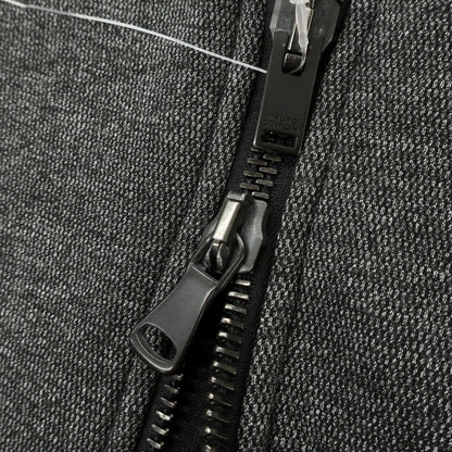 【中古】マウログリフォーニ Mauro Grifoni MA-1型 ポリエステルレーヨン系 ジップアップブルゾン グレー【サイズ50】【 状態ランクB 】【 メンズ 】