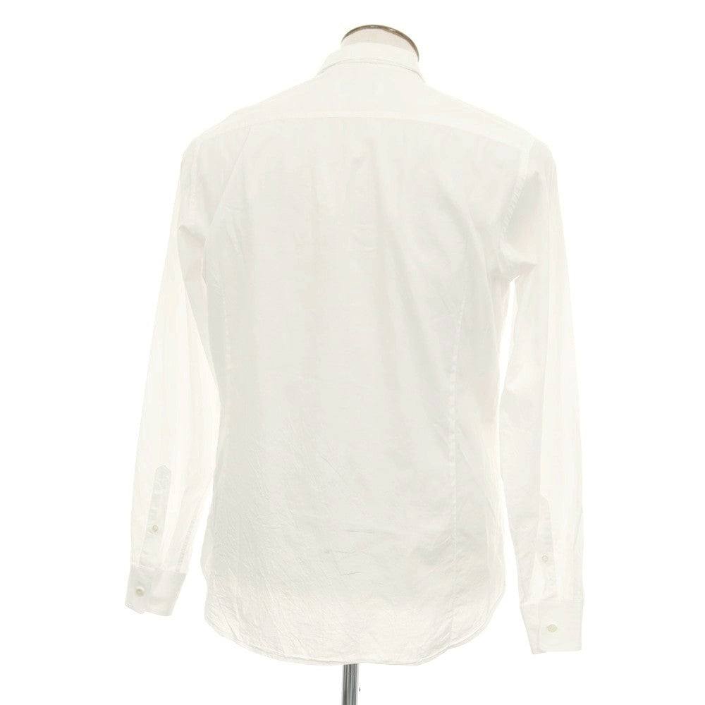 【中古】マウログリフォーニ Mauro Grifoni コットン ショートカラー カジュアルシャツ ホワイト【サイズ43】【 状態ランクC 】【 メンズ 】