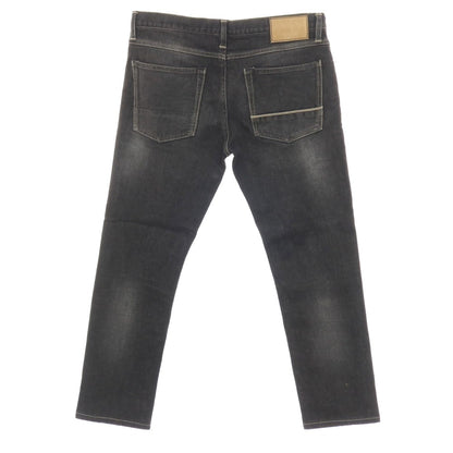 【中古】ケアレーベル Care label ストレッチ コットン デニムパンツ ジーンズ ウォッシュブラック系【サイズ34】【 状態ランクC 】【 メンズ 】