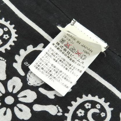【中古】スイートイヤーズ SWEET YEARS × BEAMS コットン スカル柄 ストール ブラック【 状態ランクB 】【 メンズ 】