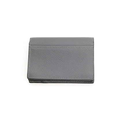 【中古】セラピアン Serapian レザー 名刺入れ グレー【 状態ランクC 】【 メンズ 】