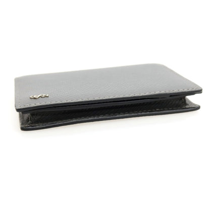 【中古】セラピアン Serapian レザー 名刺入れ グレー【 状態ランクC 】【 メンズ 】
