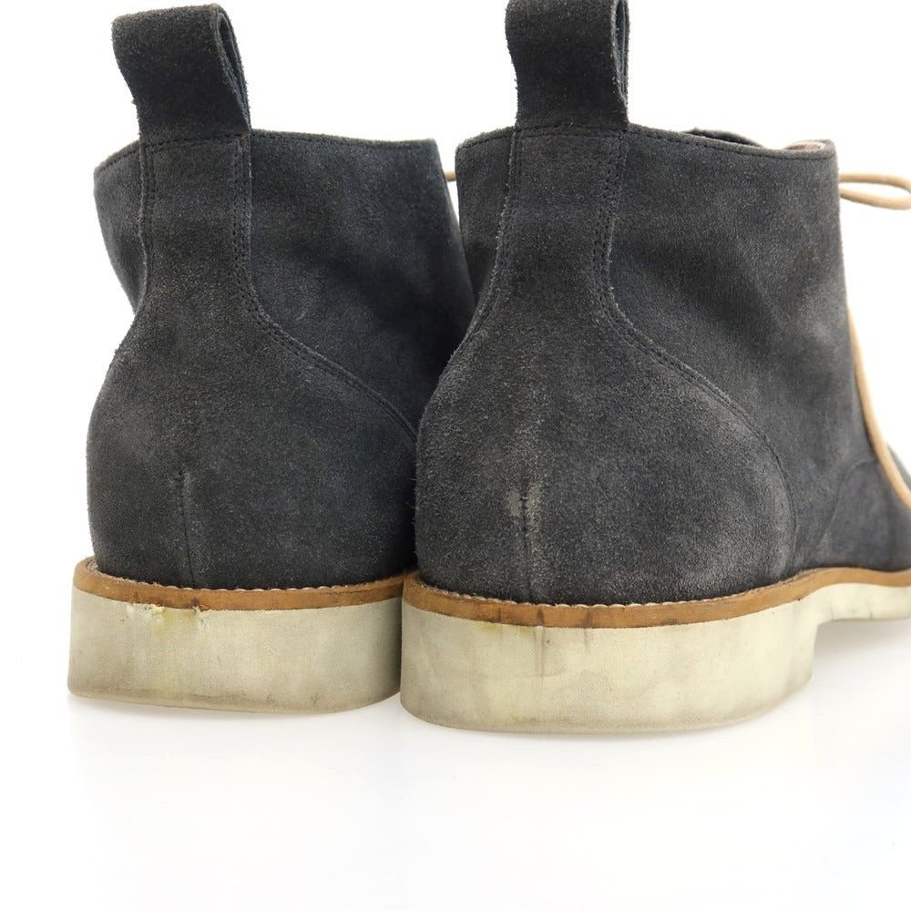 【中古】デュカルス DOUCALS スエード ブーツ ネイビー【サイズ表記不明】【 状態ランクC 】【 メンズ 】