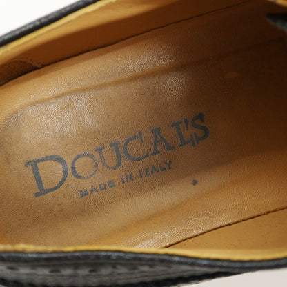 【中古】デュカルス DOUCALS レザー ドレスシューズ ブラック【サイズ41】【 状態ランクC 】【 メンズ 】