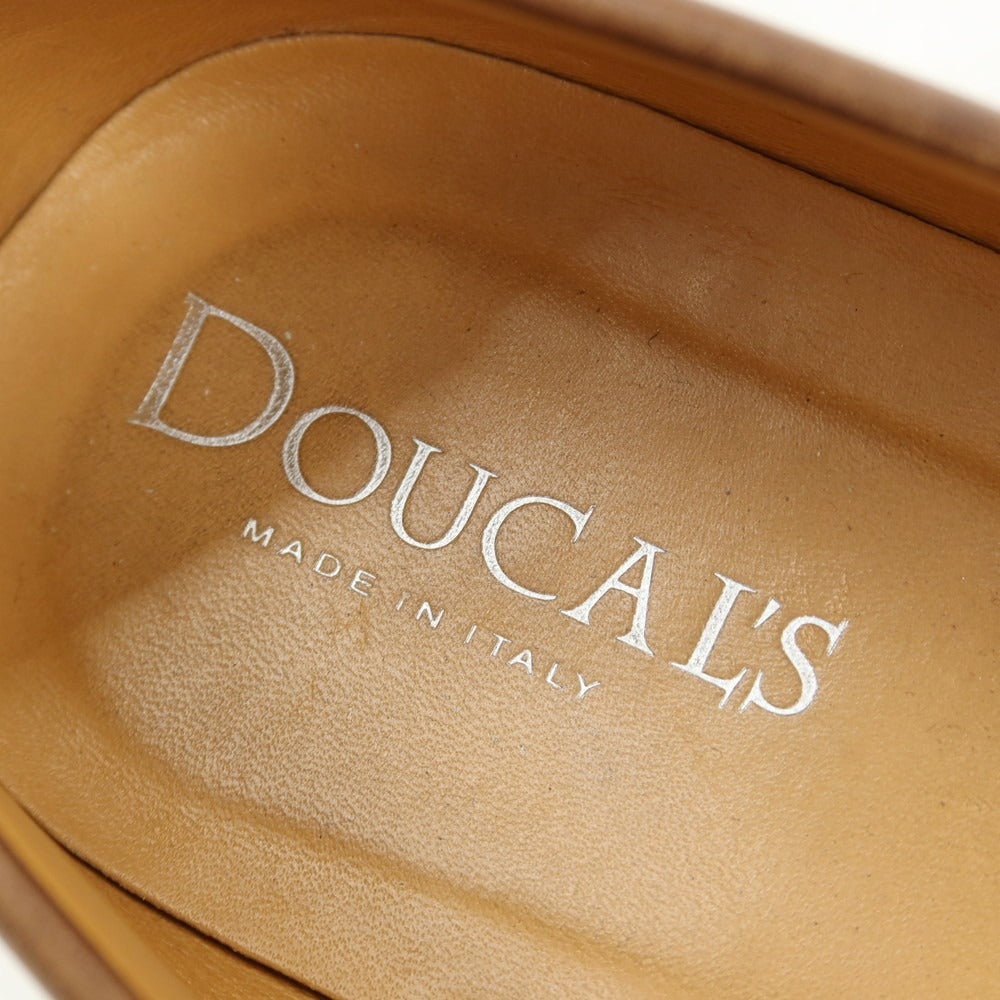 【中古】デュカルス DOUCALS レザー ローファー ブラウン【サイズ41】【 状態ランクC 】【 メンズ 】