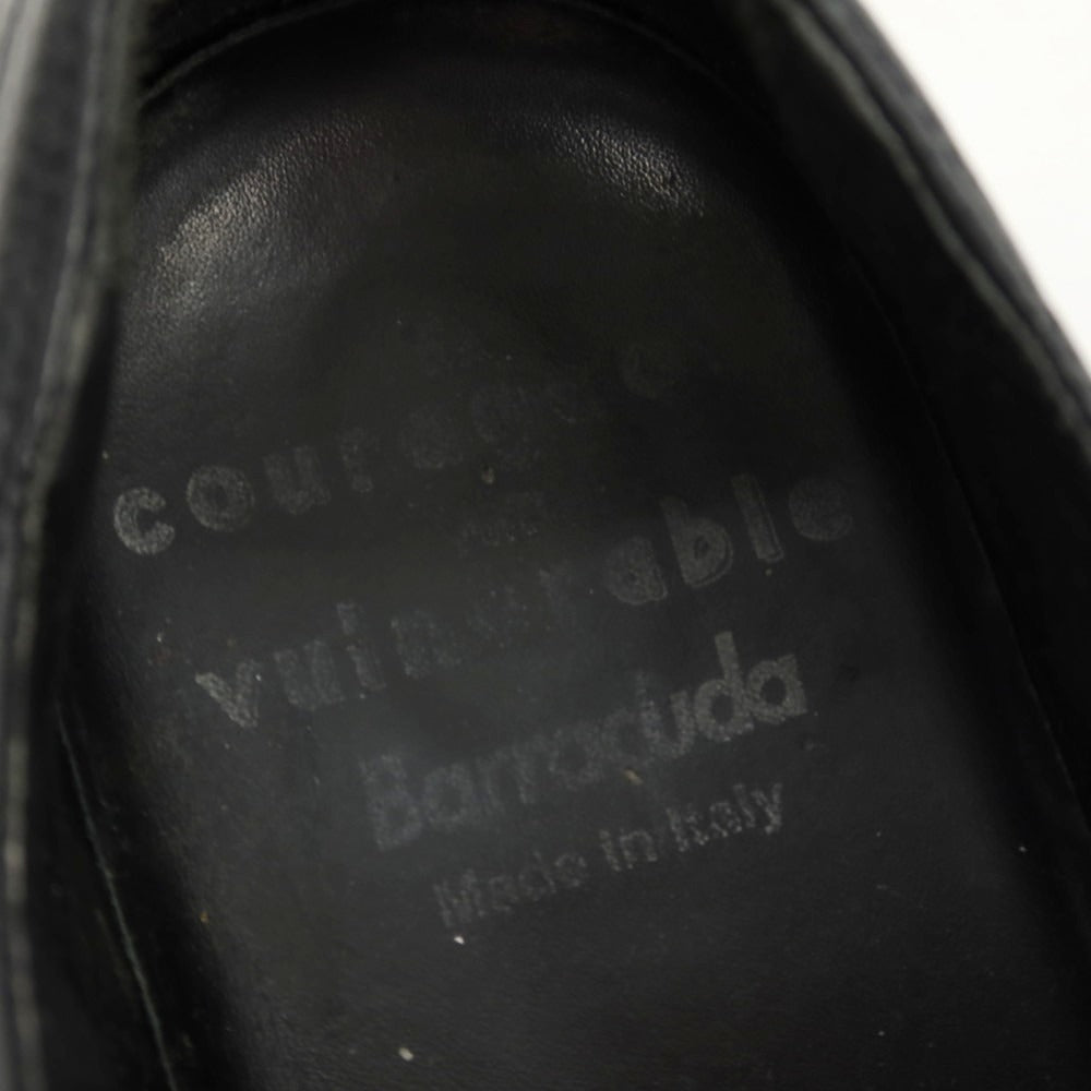 【中古】バラクーダ BARRACUDA レザー ドレスシューズ ブラック【サイズ41】【 状態ランクC 】【 メンズ 】