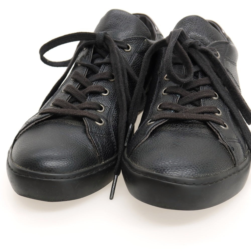 【中古】パントフォラドーロ Pantofola dOro レザー スニーカー ブラック【サイズ42】【 状態ランクC 】【 メンズ 】