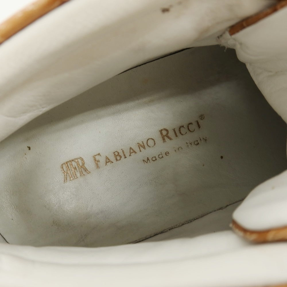 【中古】ファビアーノリッチ FABIANO RICCI レザー スニーカー ブラウン【サイズ42】【 状態ランクC 】【 メンズ 】