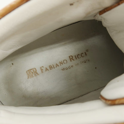 【中古】ファビアーノリッチ FABIANO RICCI レザー スニーカー ブラウン【サイズ42】【 状態ランクC 】【 メンズ 】