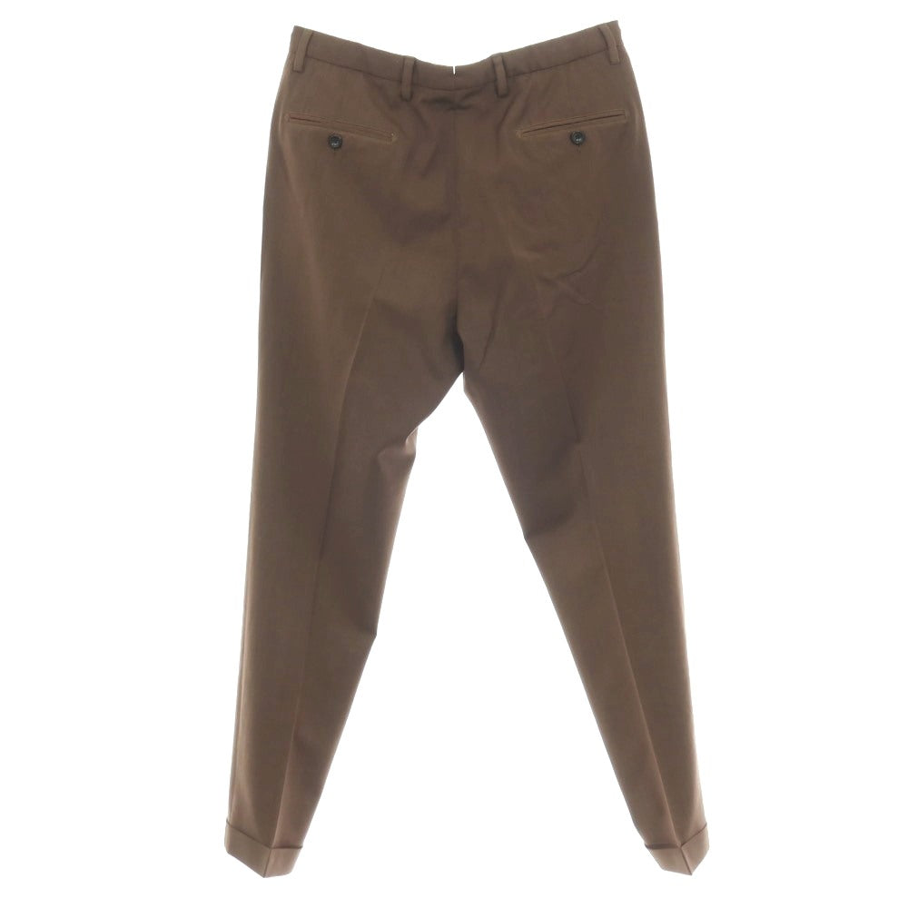 【新品】ドルモア DRUMOHR ウール ドレススラックスパンツ ブラウン【サイズ48】【 状態ランクN 】【 メンズ 】