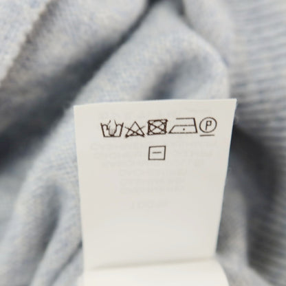【中古】ブルネロクチネリ Brunello Cucinelli カシミヤ スタンドカラー ダブルジップ カーディガン ライトブルー【サイズ46】【 状態ランクC 】【 メンズ 】