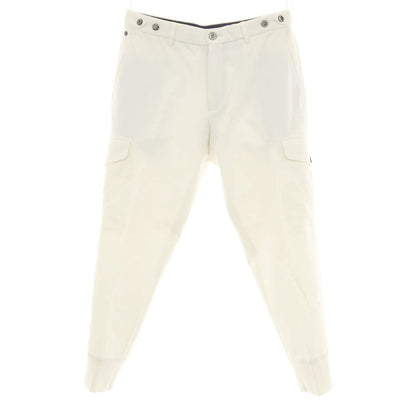 【中古】ジーティーアー G.T.A KEVIN コットンナイロン ジャージー ジョガーカーゴパンツ オフホワイト【サイズ48】【 状態ランクB 】【 メンズ 】