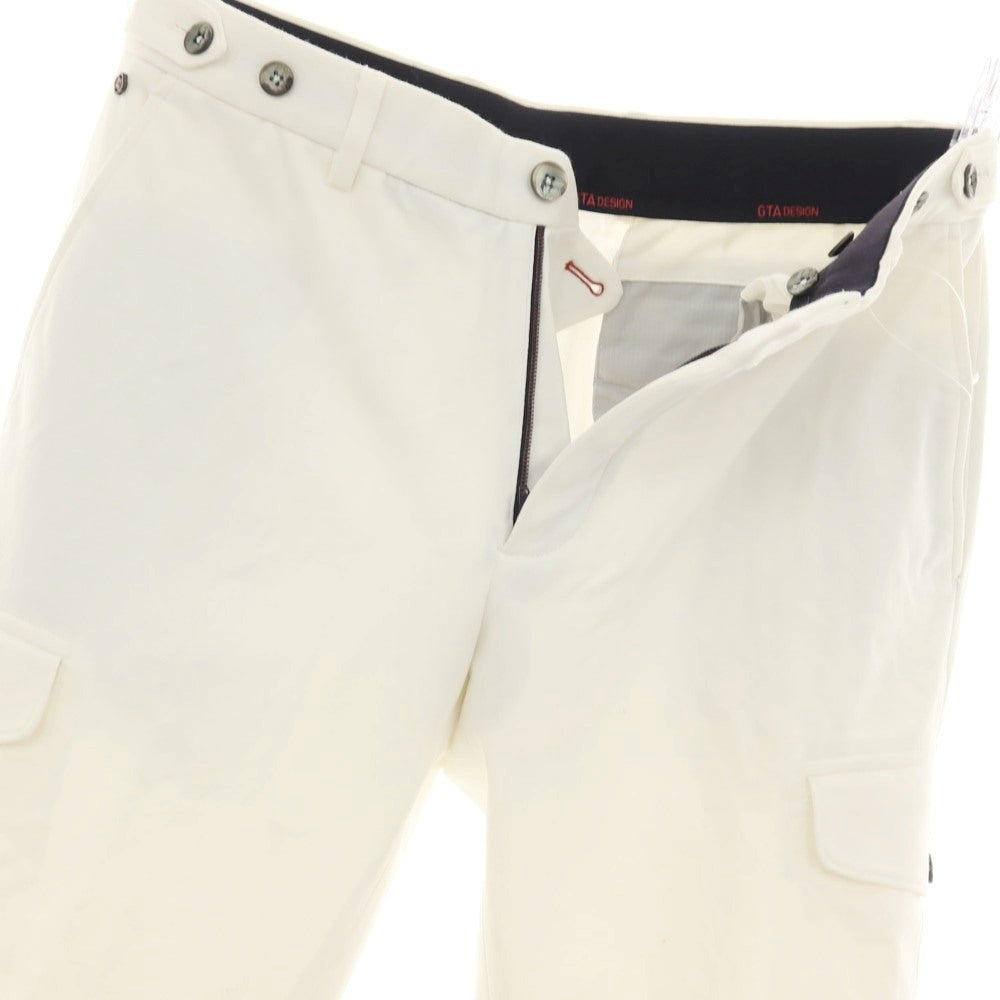 【中古】ジーティーアー G.T.A KEVIN コットンナイロン ジャージー ジョガーカーゴパンツ オフホワイト【サイズ48】【 状態ランクB 】【 メンズ 】