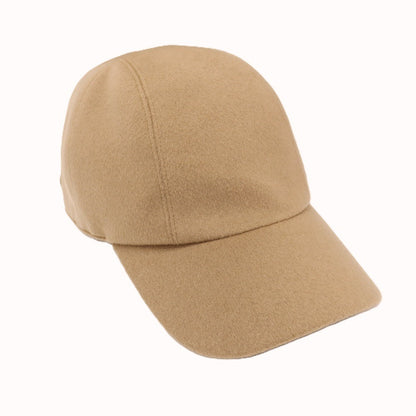 【中古】エルメス HERMES カシミヤ セリエ キャップ 帽子 キャメルベージュ【サイズ59】【 状態ランクA 】【 メンズ 】