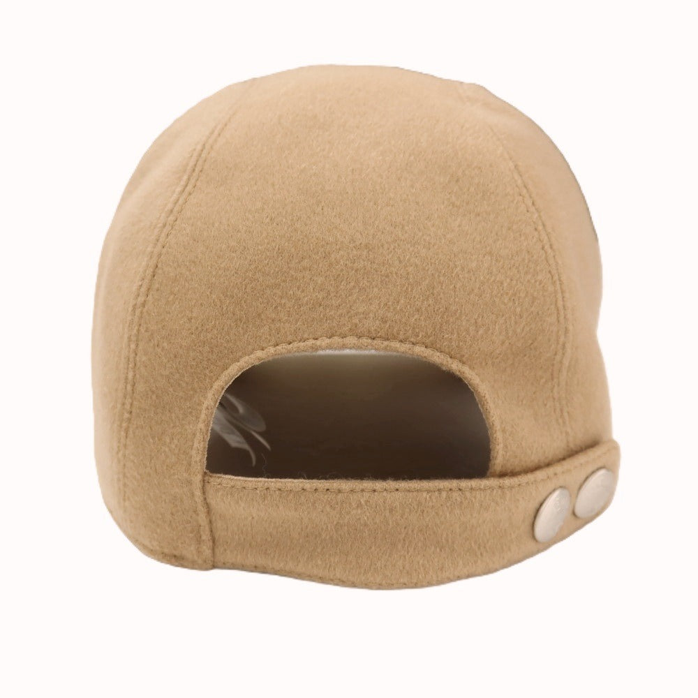 【中古】エルメス HERMES カシミヤ セリエ キャップ 帽子 キャメルベージュ【サイズ59】【 状態ランクA 】【 メンズ 】