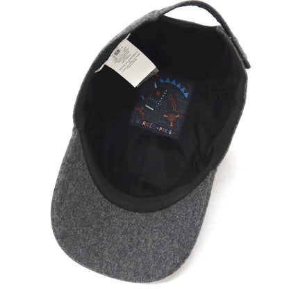 【中古】エルメス HERMES ウール キャップ 帽子 ダークグレー【サイズ59】【 状態ランクA 】【 メンズ 】