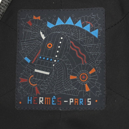 【中古】エルメス HERMES ウール キャップ 帽子 ダークグレー【サイズ59】【 状態ランクA 】【 メンズ 】