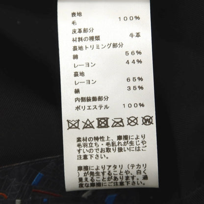 【中古】エルメス HERMES ウール キャップ 帽子 ダークグレー【サイズ59】【 状態ランクA 】【 メンズ 】