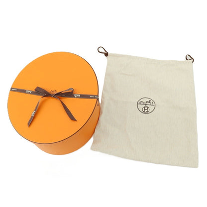 【中古】エルメス HERMES Enzo 中折れ ハット 帽子 ダークベージュ【サイズ60】【 状態ランクA 】【 メンズ 】