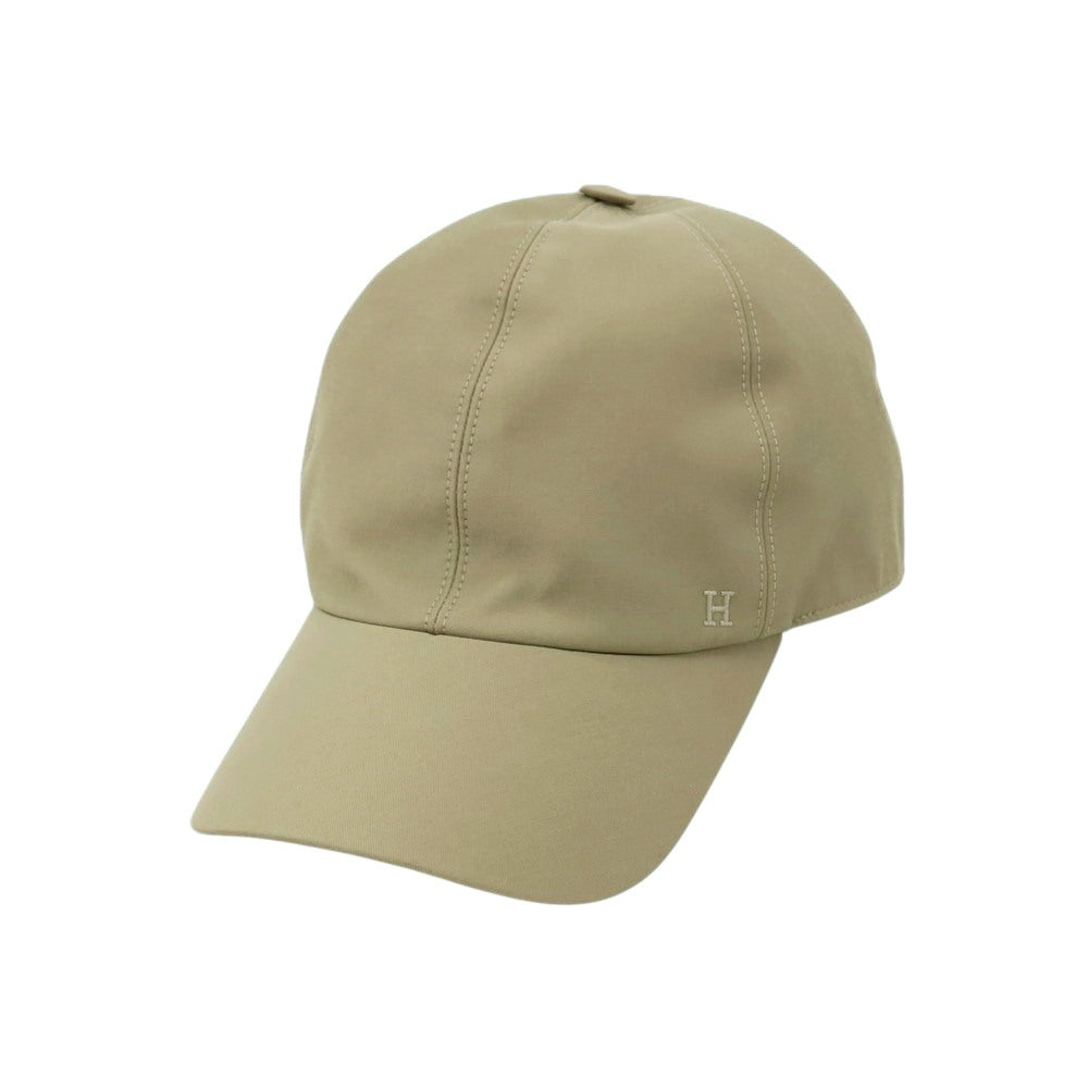 【中古】エルメス HERMES コットンナイロン ライリーキャップ 帽子 オリーブカーキ【サイズ59】【 状態ランクC 】【 メンズ 】
