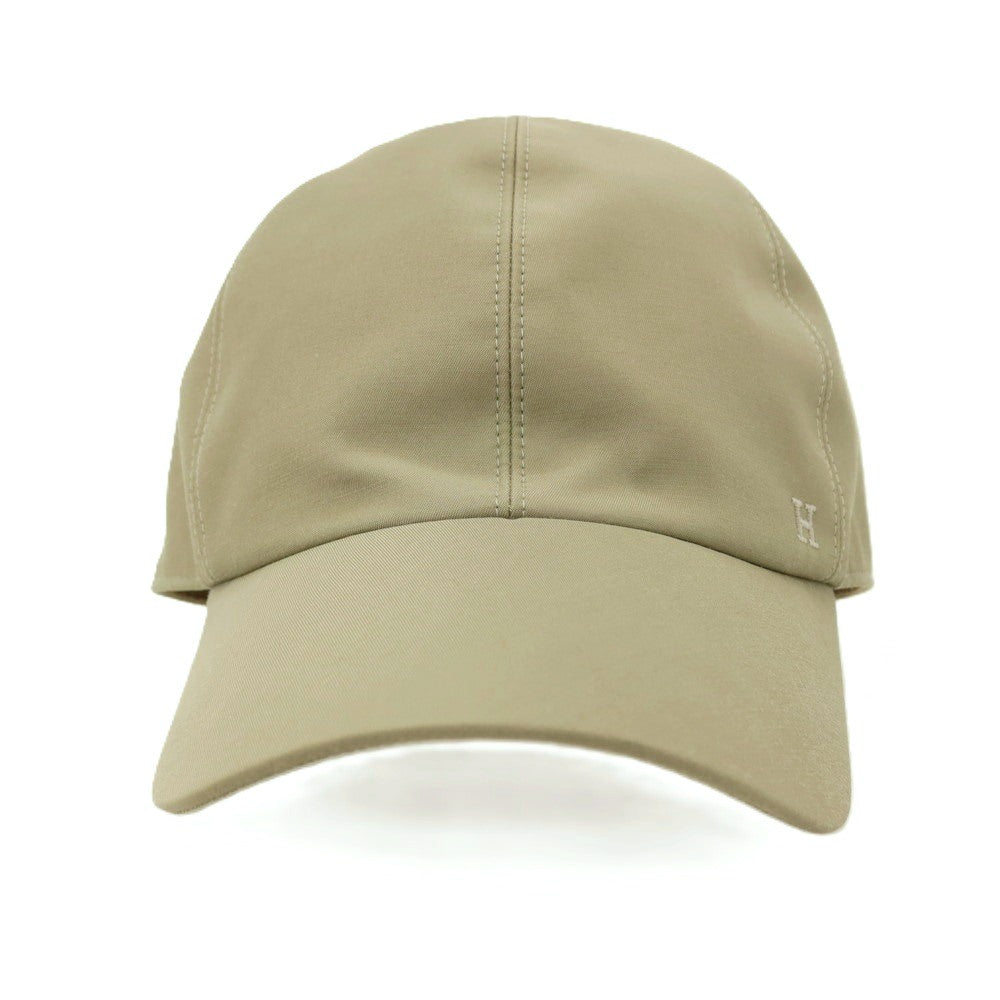 【中古】エルメス HERMES コットンナイロン ライリーキャップ 帽子 オリーブカーキ【サイズ59】【 状態ランクC 】【 メンズ 】