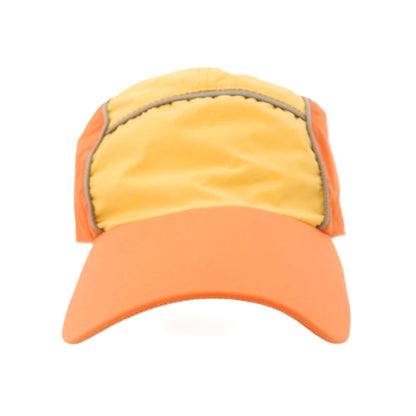 【中古】エルメス HERMES ナイロンポリウレタン ネバダライン キャップ 帽子 オレンジxライトオレンジ【サイズM】【 状態ランクB 】【 メンズ 】