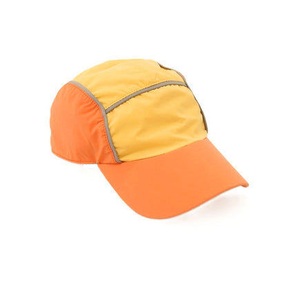 【中古】エルメス HERMES ナイロンポリウレタン ネバダライン キャップ 帽子 オレンジxライトオレンジ【サイズM】【 状態ランクB 】【 メンズ 】