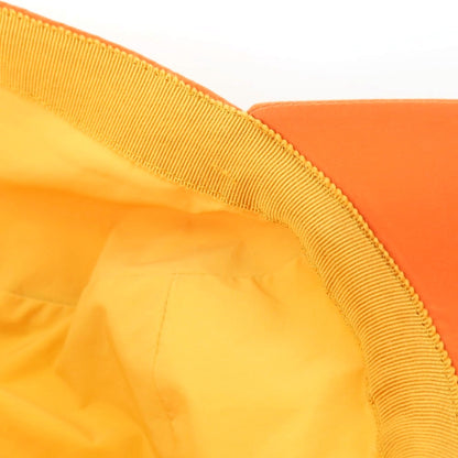 【中古】エルメス HERMES ナイロンポリウレタン ネバダライン キャップ 帽子 オレンジxライトオレンジ【サイズM】【 状態ランクB 】【 メンズ 】