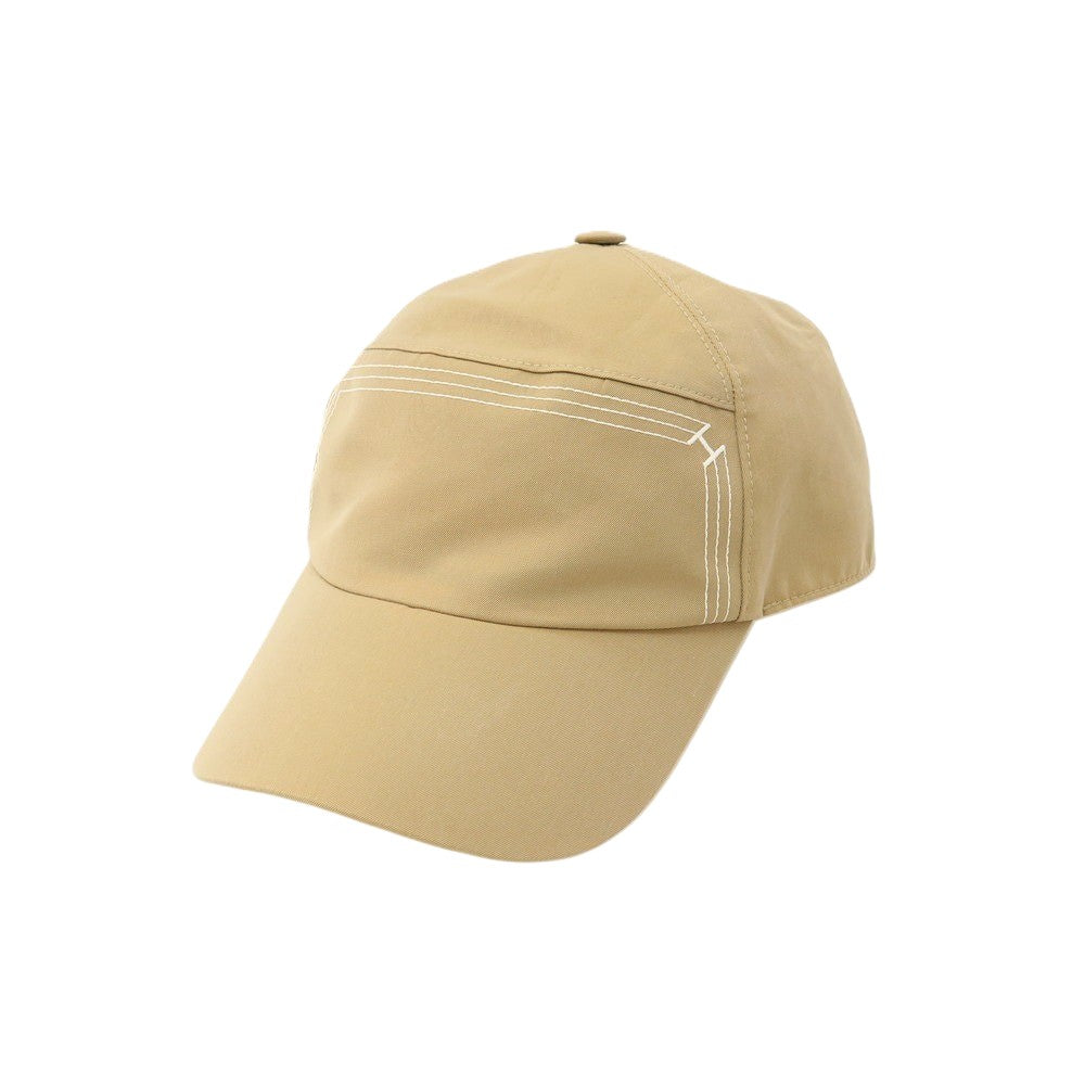 【中古】エルメス HERMES コットン ネオジャンプステッチ キャップ 帽子 ベージュ【サイズ59】【 状態ランクC 】【 メンズ 】