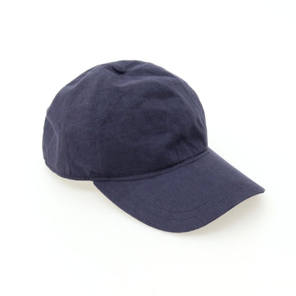 【中古】ボルサリーノ Borsalino リネン キャップ 帽子 ネイビー【サイズ60】【 状態ランクB 】【 メンズ 】
