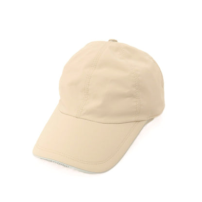 【中古】ブルネロクチネリ Brunello Cucinelli ナイロンポリウレタン キャップ 帽子 ベージュ【サイズM】【 状態ランクC 】【 メンズ 】