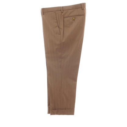 【中古】スーツカンパニー THE SUIT COMPANY ウールポリエステル ヘリンボーン 2つボタンスーツ ブラウン系【サイズ160cm Drop6】【 状態ランクB 】【 メンズ 】