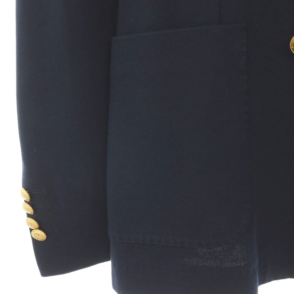 【中古】チルコロ1901 CIRCOLO 1901 コットン ジャージー ダブル6B カジュアルジャケット ネイビー【サイズ44】【 状態ランクB 】【 メンズ 】
