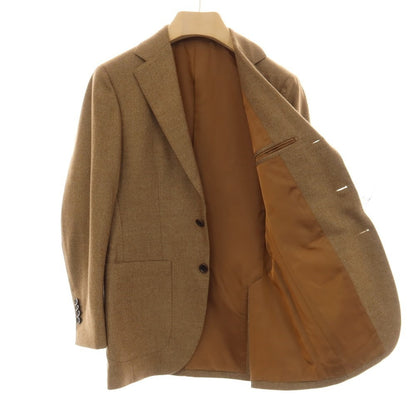 【中古】ビームスエフ BEAMS F ウールシルク 3つボタン テーラードジャケット ベージュブラウン【サイズ42】【 状態ランクB 】【 メンズ 】