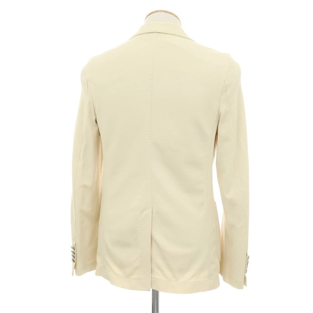 【中古】チルコロ1901 CIRCOLO 1901 コットン ジャージー ダブル6B カジュアルジャケット アイボリー【サイズ42】【 状態ランクC 】【 メンズ 】