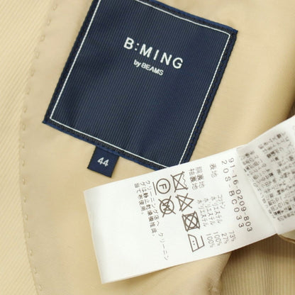 【中古】ビーミング ライフストア バイ ビームス B:MING LIFE STORE by BEAMS コットンポリエステル 2B カジュアルジャケット ベージュ【サイズ44】【 状態ランクB 】【 メンズ 】