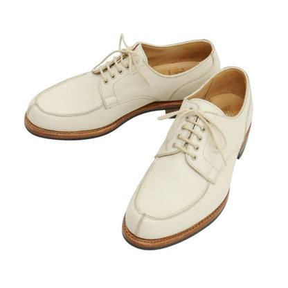 【中古】【未使用】クロケットアンドジョーンズ CROCKETT&amp;JONES WEXFORD カーフ ドレスシューズ クリーム【サイズ5 1/2E】【 状態ランクS 】【 メンズ 】