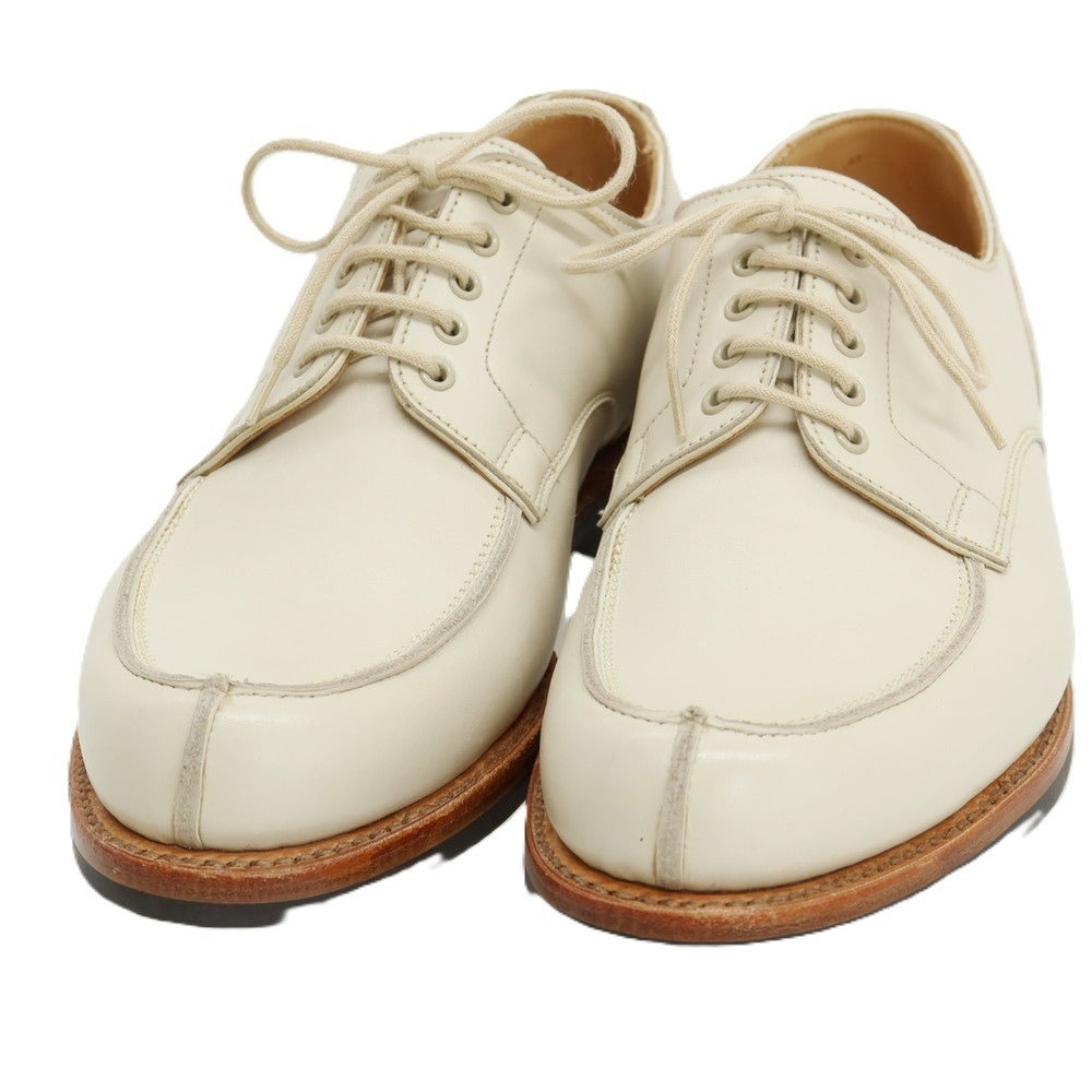 【中古】【未使用】クロケットアンドジョーンズ CROCKETT&amp;JONES WEXFORD カーフ ドレスシューズ クリーム【サイズ5 1/2E】【 状態ランクS 】【 メンズ 】