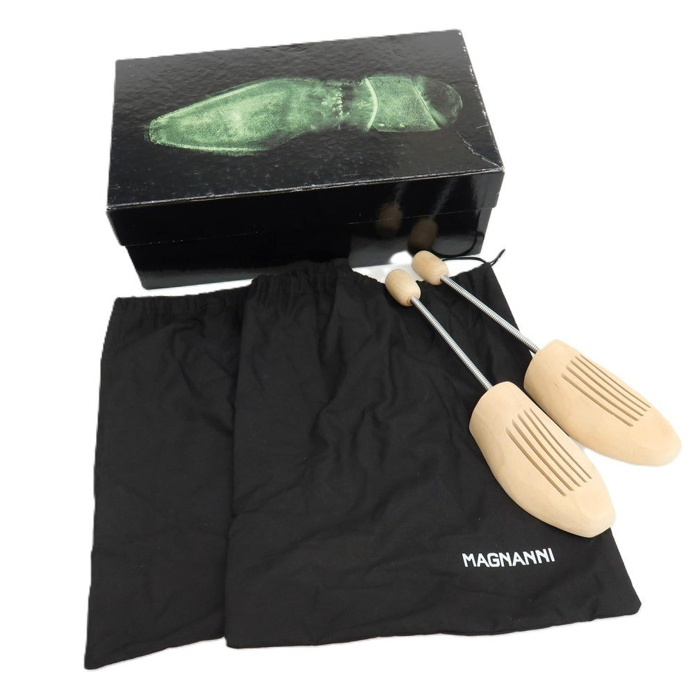 【中古】【未使用】マグナーニ MAGNANNI カーフ レザー ドレスシューズ ブルー【サイズ39】【 状態ランクS 】【 メンズ 】