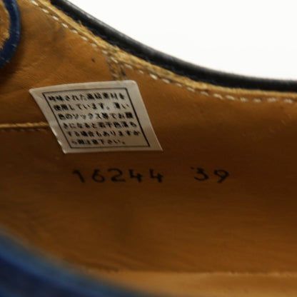 【中古】【未使用】マグナーニ MAGNANNI カーフ レザー ドレスシューズ ブルー【サイズ39】【 状態ランクS 】【 メンズ 】