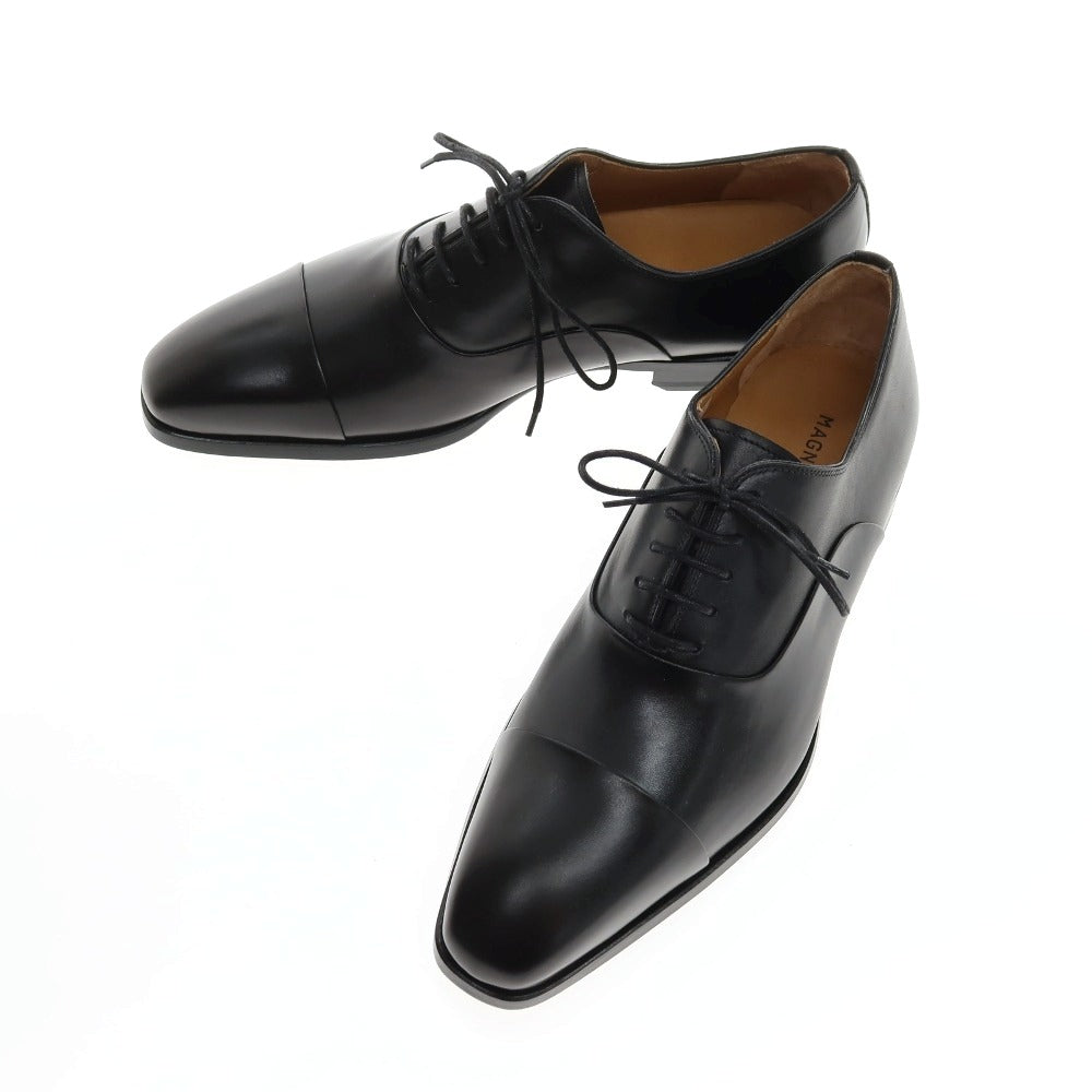 【中古】【未使用】マグナーニ MAGNANNI カーフ ドレスシューズ ブラック【サイズ38】【 状態ランクS 】【 メンズ 】