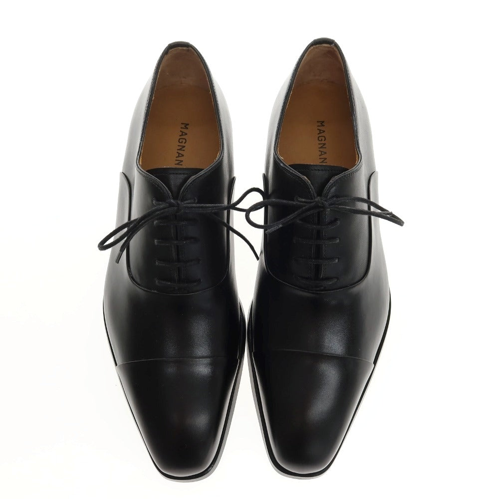 【中古】【未使用】マグナーニ MAGNANNI カーフ ドレスシューズ ブラック【サイズ38】【 状態ランクS 】【 メンズ 】