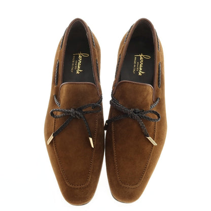 【中古】フェランテ FERRANTE スエード ローファー ブラウン【サイズ5】【 状態ランクA 】【 メンズ 】