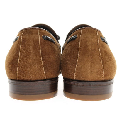【中古】フェランテ FERRANTE スエード ローファー ブラウン【サイズ5】【 状態ランクA 】【 メンズ 】