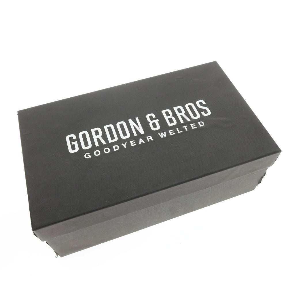 【中古】【未使用】ゴードンアンドブロス GORDON &amp; BROS レザー ドレスシューズ ダークブラウン【サイズ39】【 状態ランクS 】【 メンズ 】